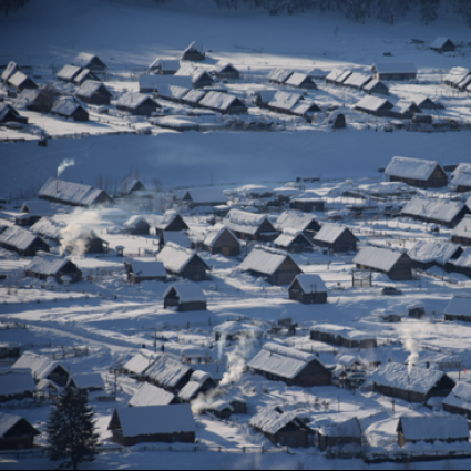 冬天美过北欧的乌尔禾 才是雪季颜